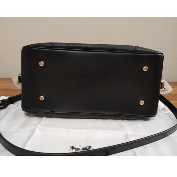 NWT COACH LANE SATCHEL BLACK - Picture 6 of 7